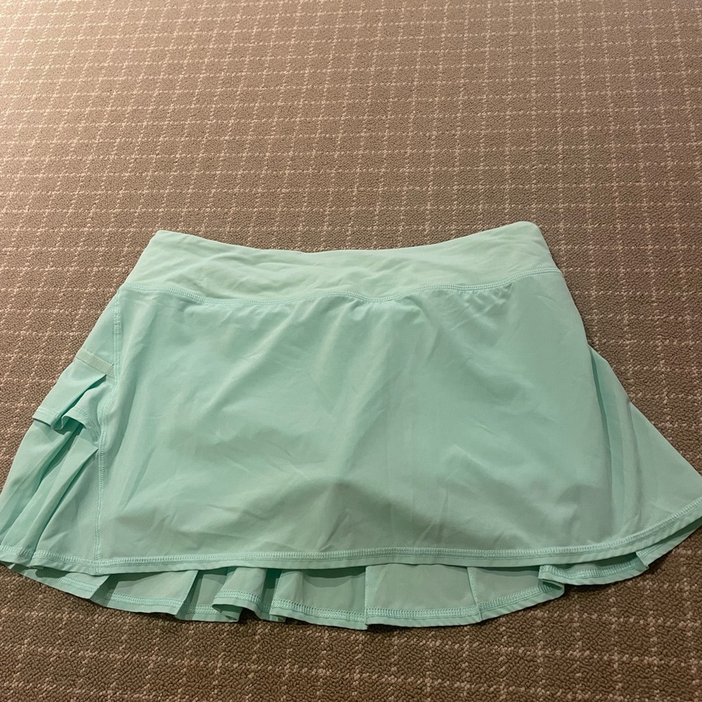Teal lululemon tennis skirt